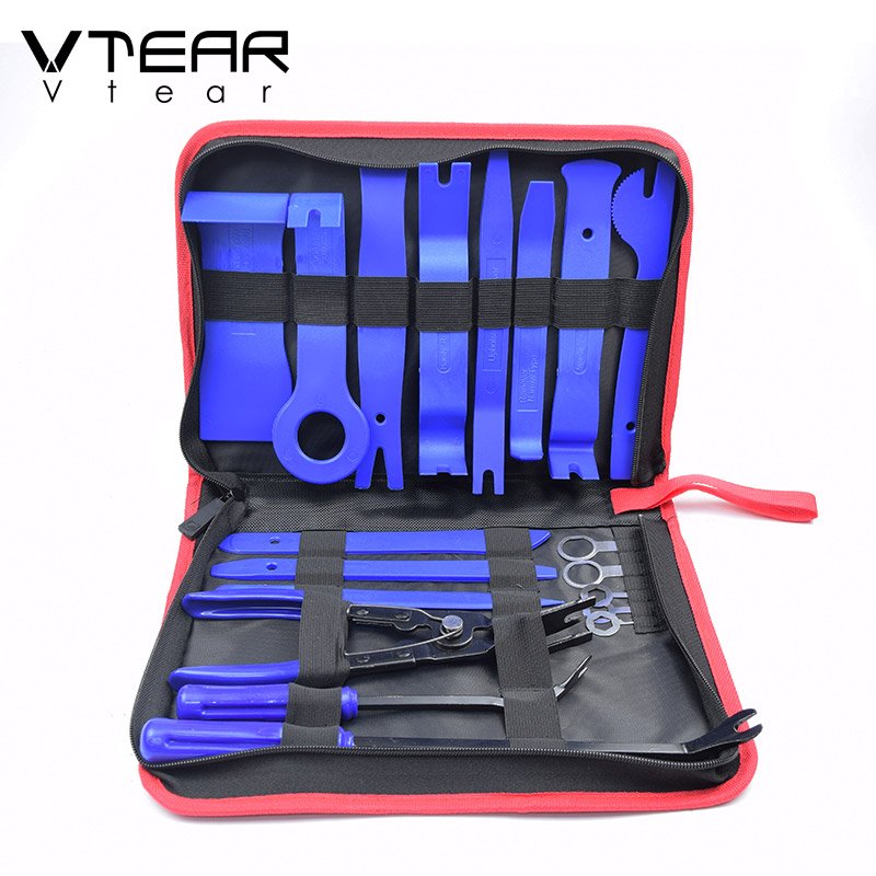 Vtear Car Disassembly Tools Interior Kit Audio Removal Trim Panel Dashboard Pry Door Clip Radio Panel car repair tools auto