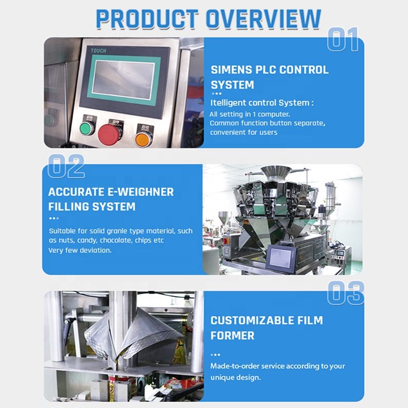 Shengwei Machinery Small Granule Snacks Potato Chip Banana Corn Chip Packing Machine