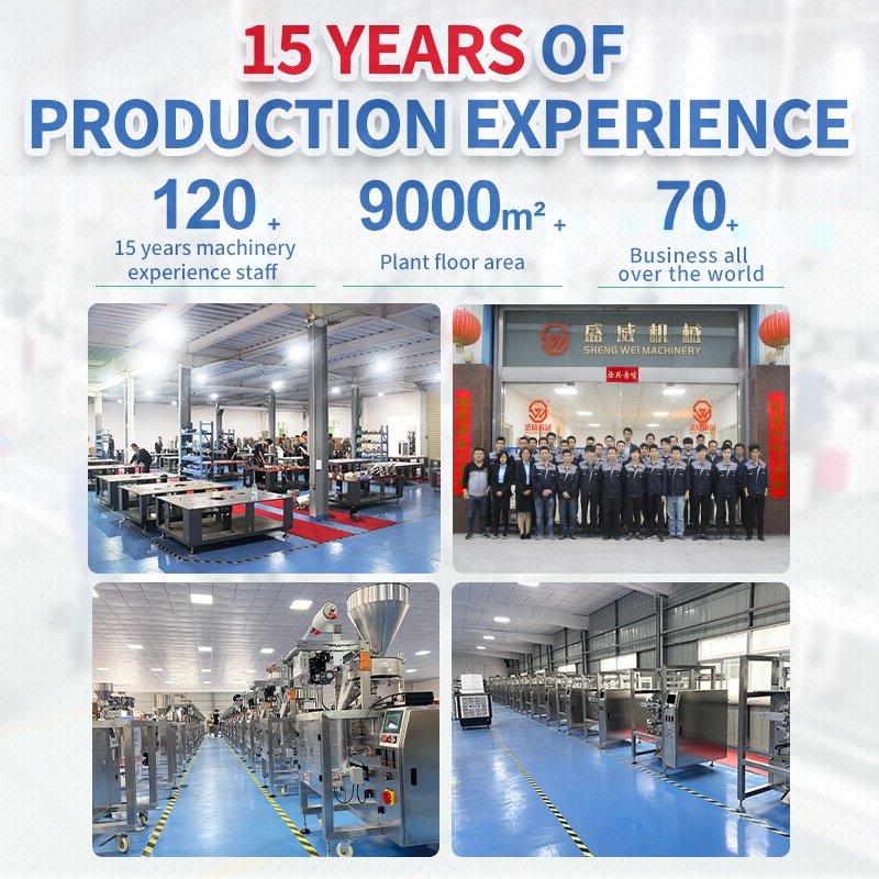 Shengwei Machinery Small Granule Snacks Potato Chip Banana Corn Chip Packing Machine