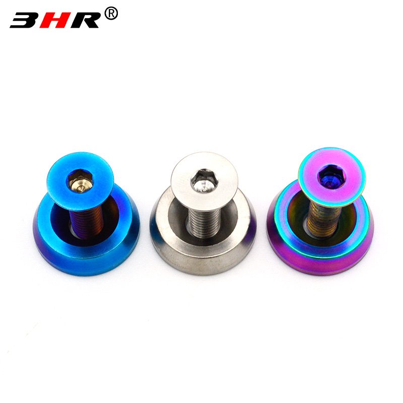 3HR Gr.5 Titanium Alloy Ti-6Al-4V Titanium Screw Bolt Automobile Engine Bay Dress up Kit Washers M6