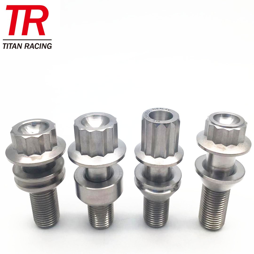 M12/M14 Grade5 Titanium Wheel Lug Bolts and nut Racing Part Wheel hug nut For Car Auto Parts Anti-theft Racing wheel bolt