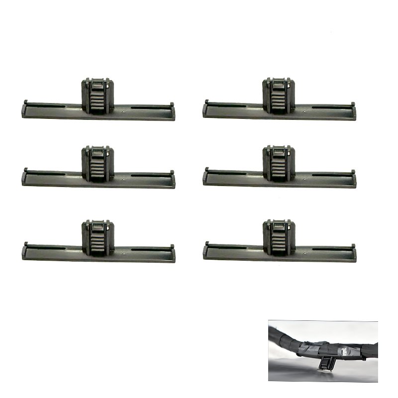 nylon wire mount nylon hose clamp for automotive fastener Plastic Round Wire Clip plastic electric wire saddle Cable Tie Holder