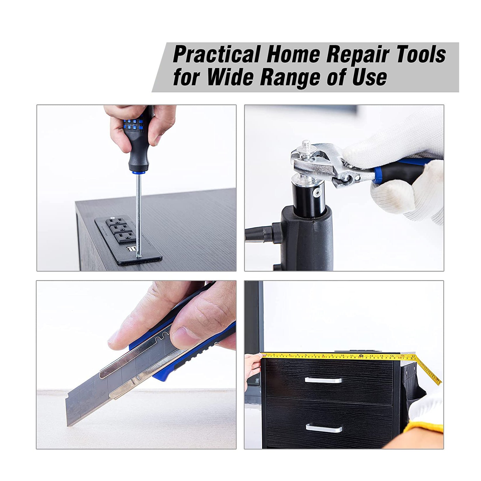Popular 228PCS household hand Tool Kit box set hardware tools socket professional home repairing use tool sets