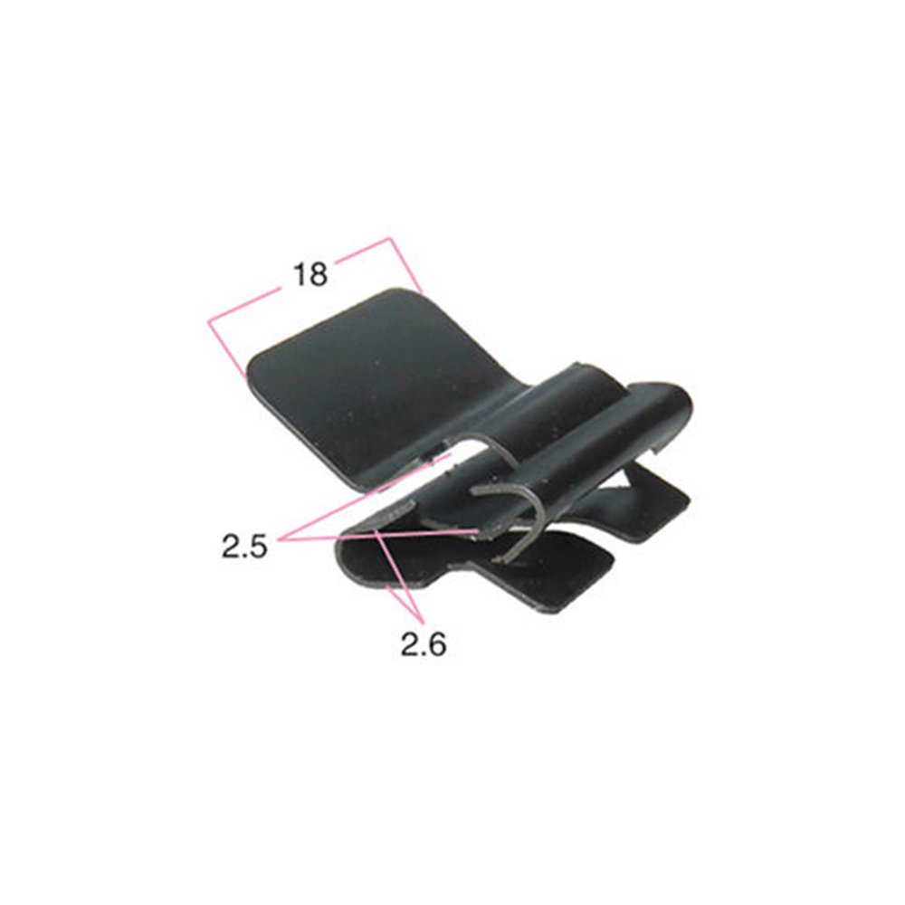 High Quality Custom Steel U Spring Fasteners Clip Nut Metal Clips Directly from Factory for Automotive Parts Use