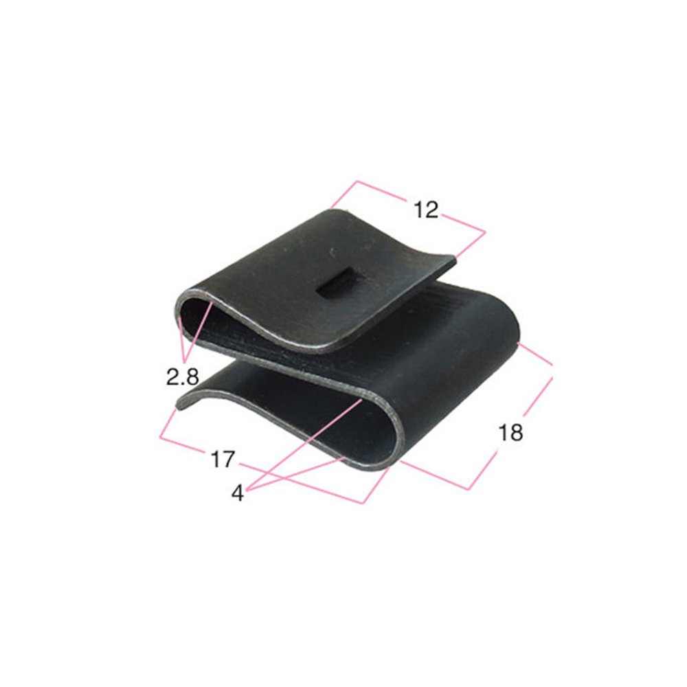 High Quality Custom Steel U Spring Fasteners Clip Nut Metal Clips Directly from Factory for Automotive Parts Use
