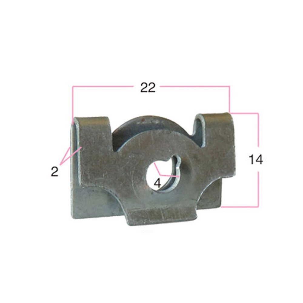 High Quality Custom Steel U Spring Fasteners Clip Nut Metal Clips Directly from Factory for Automotive Parts Use
