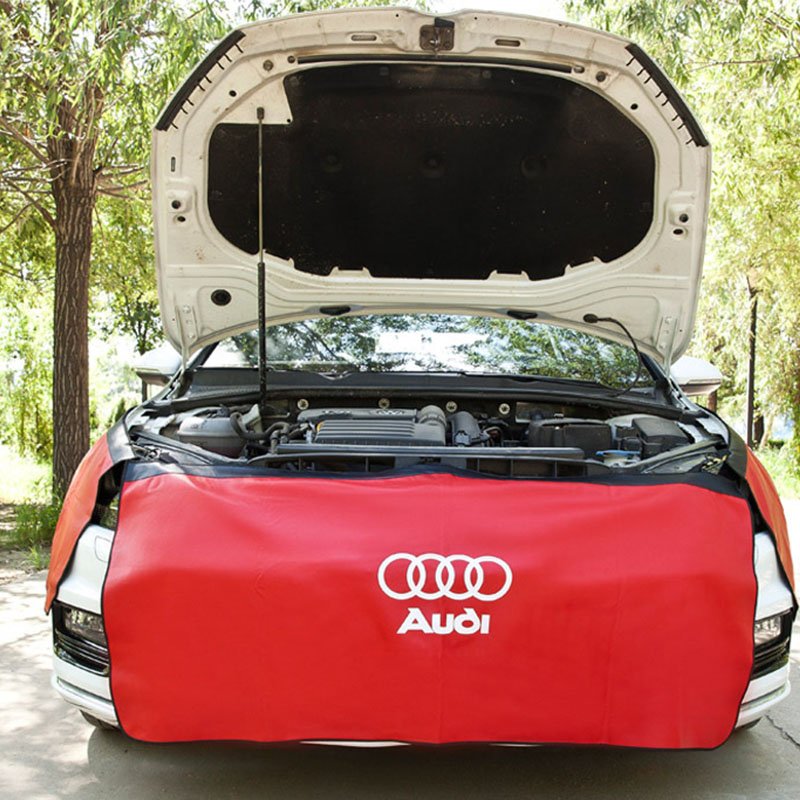 Custom Anti-oil Car Fender Covers PU Magnetic Auto Repair Protection Pad Side Dust Car Fender Cover With Magnetic