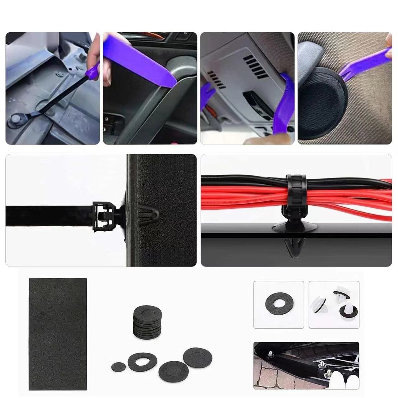 1090 PiecesCar ClipsFastenersScrewsBumpersInteriorsAutomotive PlasticsMixed General Purpose Plastics