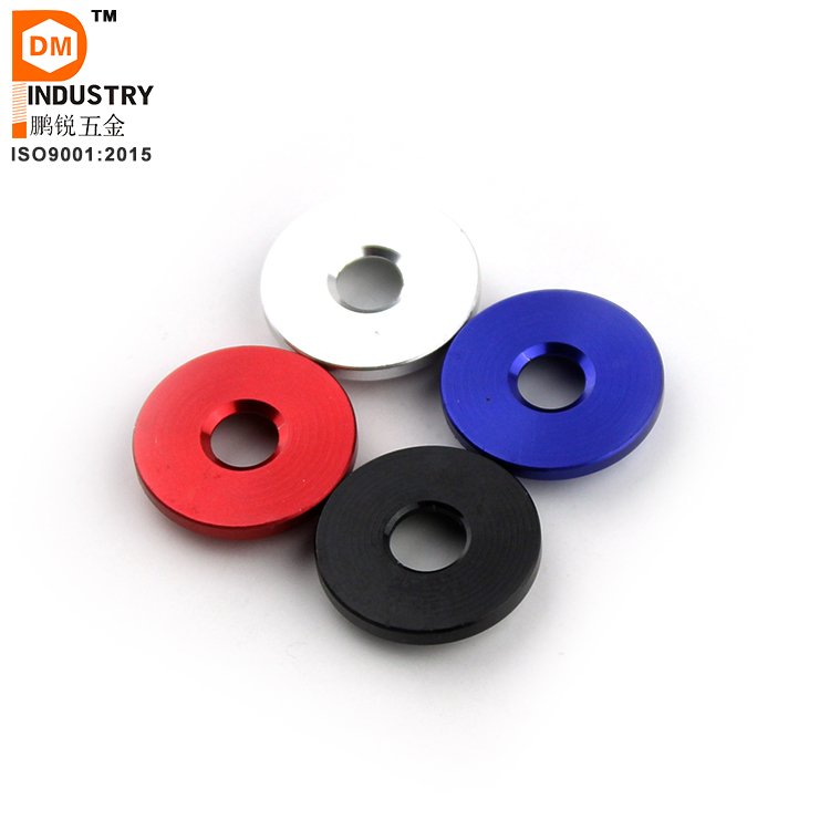 Private Label Colorful CNC Fasteners Car Modified M6 Bumper Bolt Set Password Style JDM Anodized Aluminum Fender Washers
