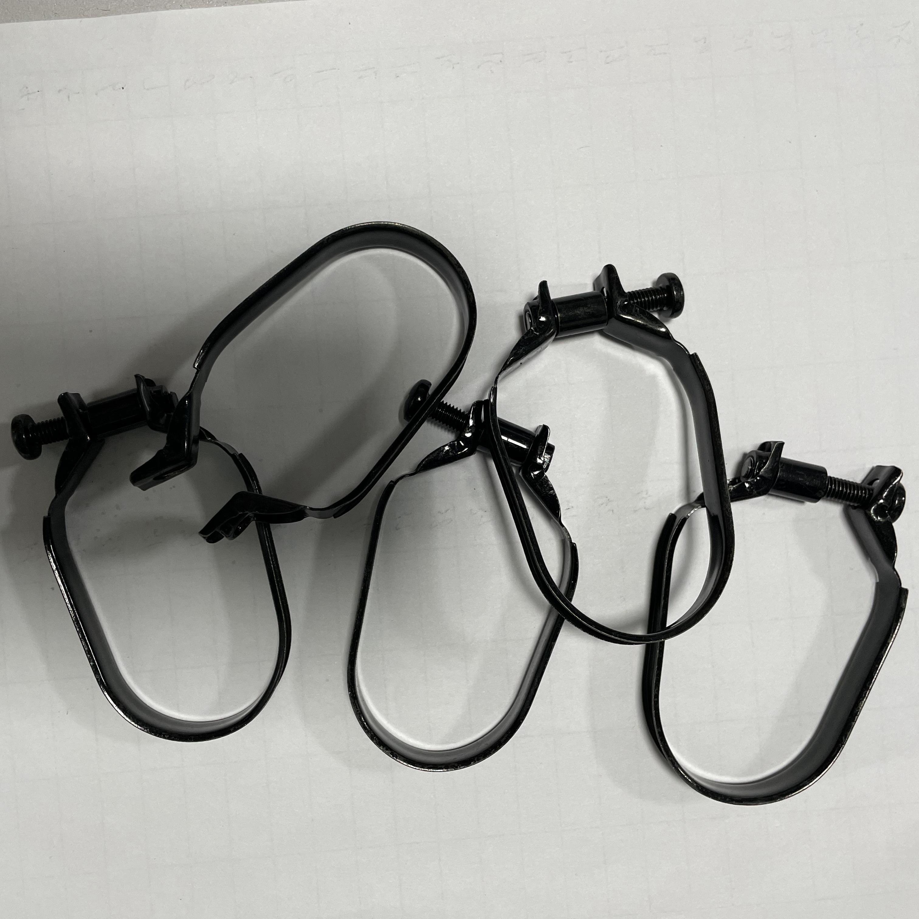 Oval Air Filter Hose Clamps for Car Adjustable Hose Clamp Carb Joint Clamp for Vintage Motorcycle