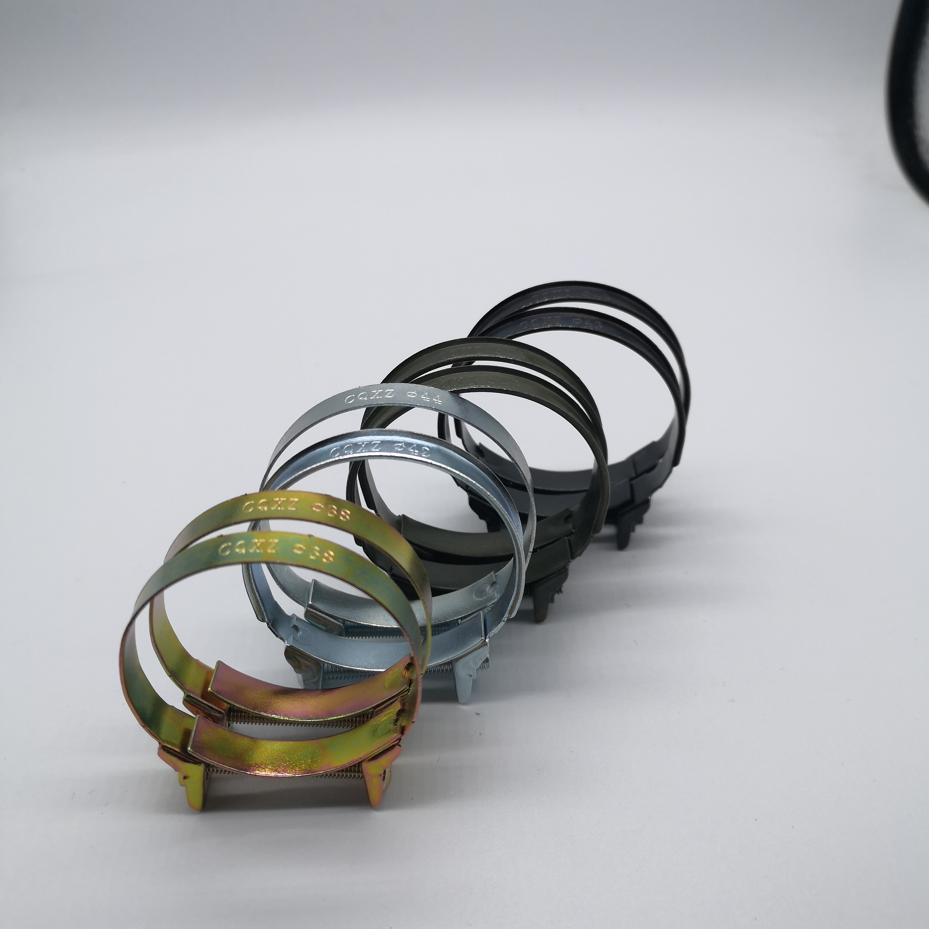 Oval Air Filter Hose Clamps for Car Adjustable Hose Clamp Carb Joint Clamp for Vintage Motorcycle