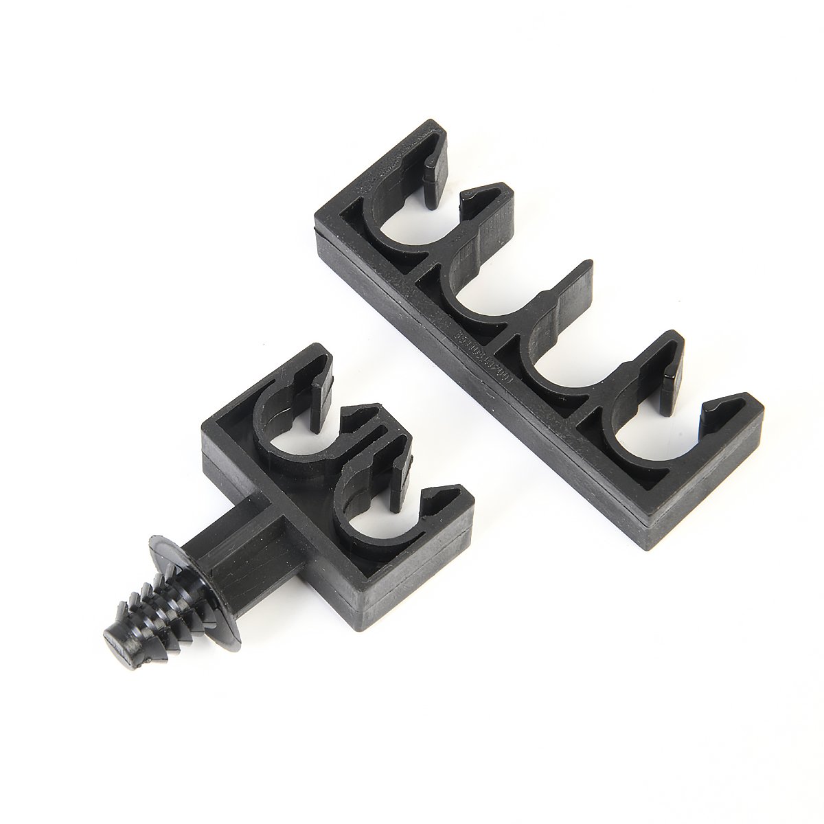 High Quality Plastic Injection Molded Parts Automotive Fasteners Plastic Parts Customized Hose Clamps
