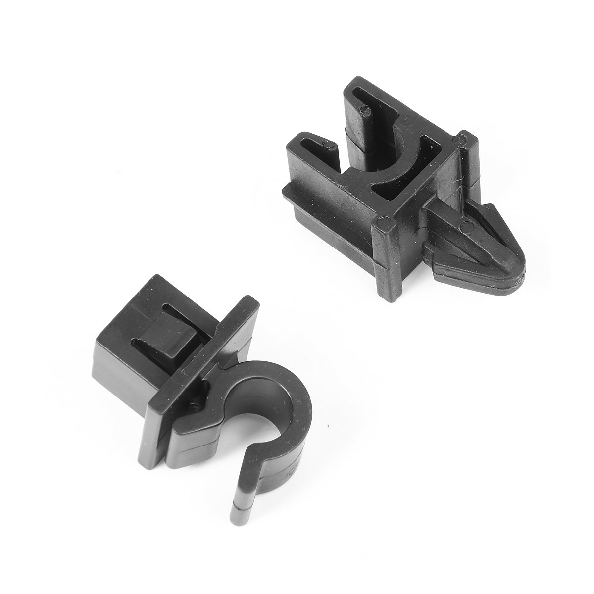 High Quality Plastic Injection Molded Parts Automotive Fasteners Plastic Parts Customized Hose Clamps