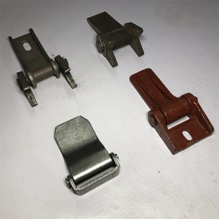 Self-Dischargingtruck Body Rear Small Dump Tail Door Hinge Semi Trailer Parts Cast Steel Truck Body Tail Hinge