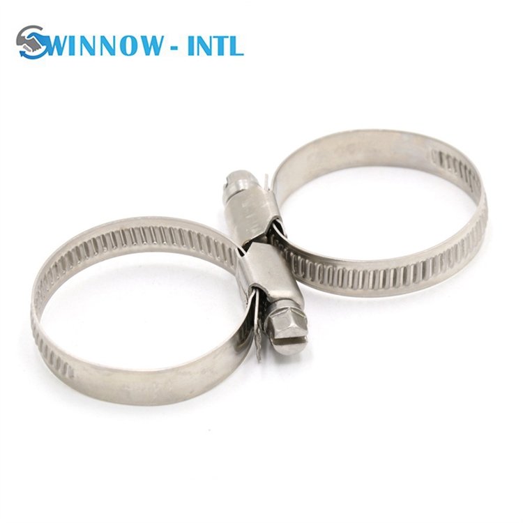 Galvanized Fitting Hose Clamp Germany Type Radiator Fastener Tools Pipe Clamp 32-76mm Manufacturer