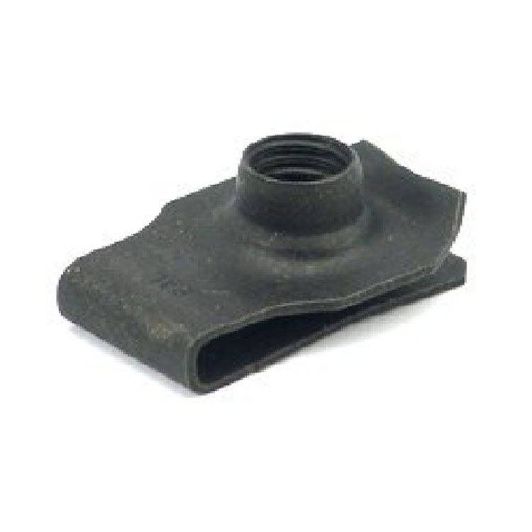 Black phosphate Extruded Tapped Hole Spring U Clip Nut For Autos