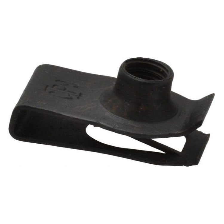 Black phosphate Extruded Tapped Hole Spring U Clip Nut For Autos