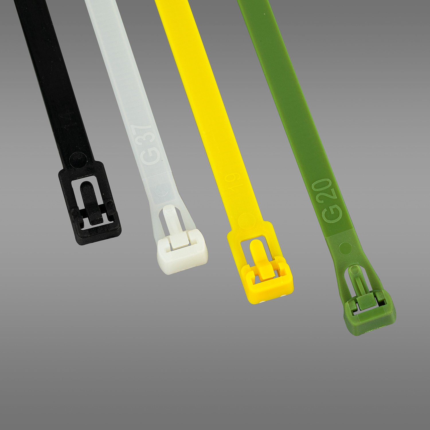 Customized Fasteners Auto Parts Fluorescent Cable Ties