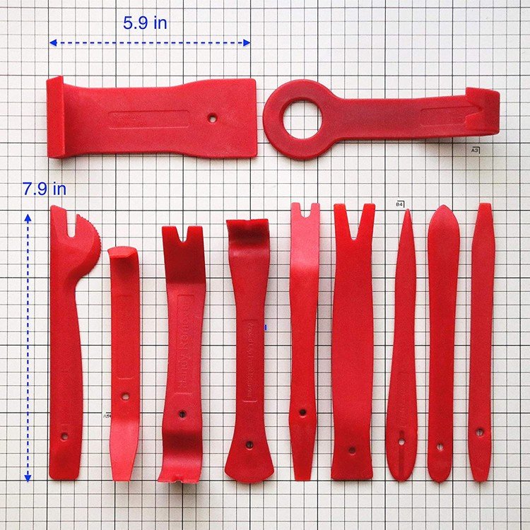 19pcs Car Audio Repair Tools Auto Clip Rivet Fastener Door with Pliers