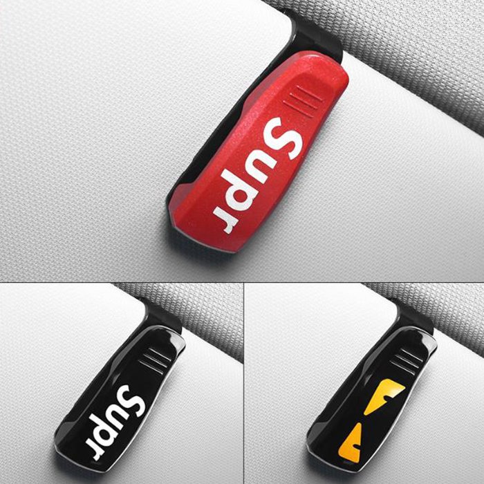Fashion ABS Car Vehicle Sun Visor Sunglasses Eyeglasses Glasses Ticket Holder Clip Auto Fastener Clip Auto Accessories