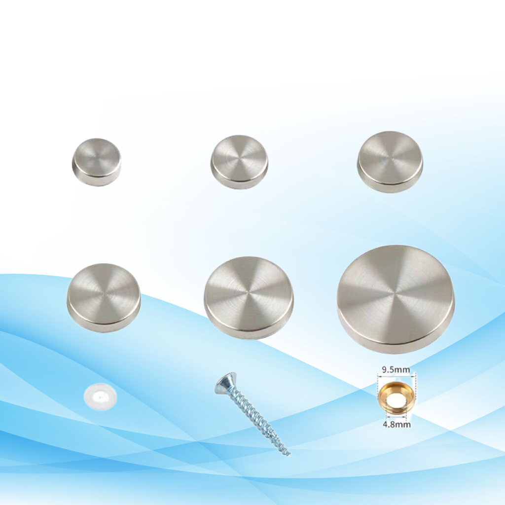 Pin Aluminum Signs Acrylic Wall Fixings Snap Motherboards Sign Round Advertising M2.5 Threaded Fasteners Nail Fastener Standoff