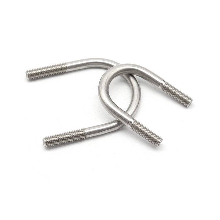 Hot Sales M10 M12 M16 Stainless Steel U-Shaped Bolt For sales nut custom bolts