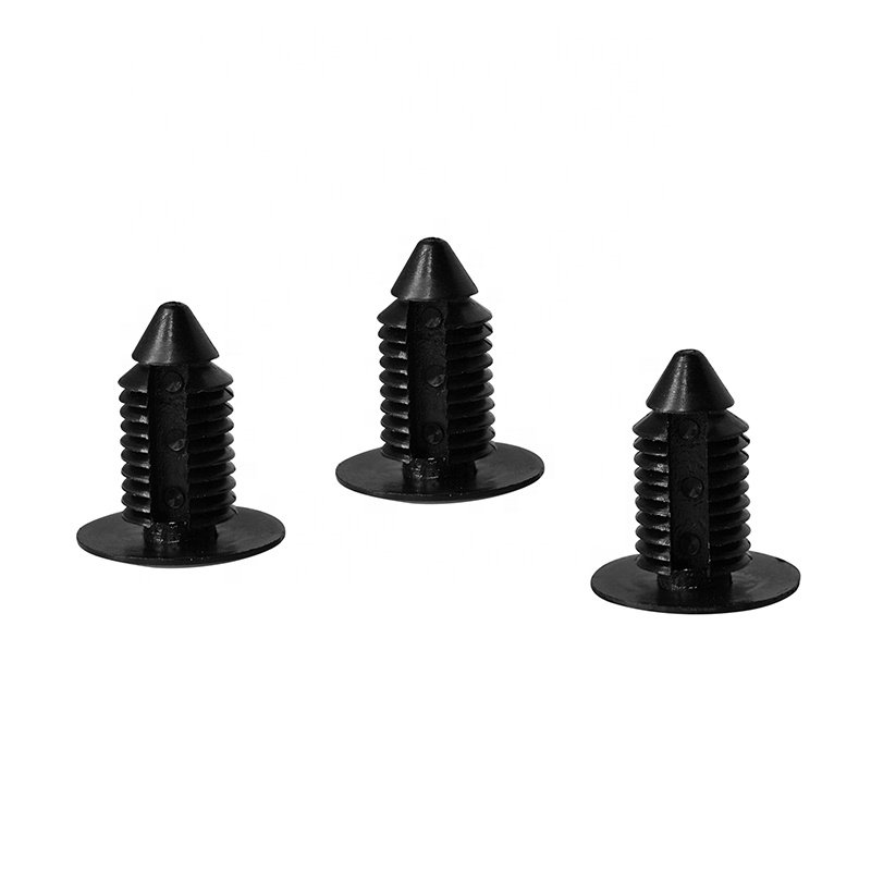 A102 Black Screw Fastener Rivet Retainers Hood Insulation Push Pin Plastic Clip
