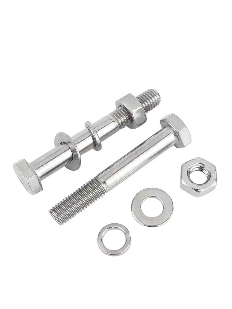 Ss Nut Bolt DIN934 DIN933 DIN931 ISO4032 Good Quality Fastener
