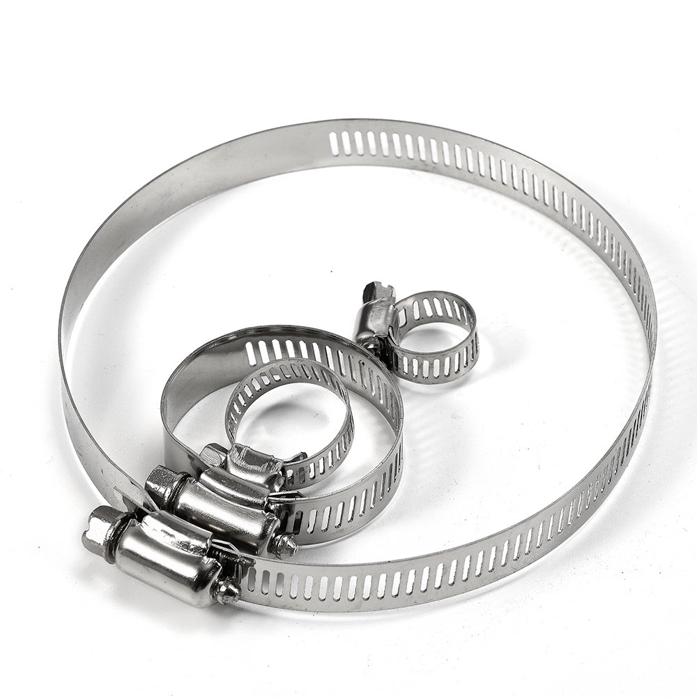 Hot Sale 4" Hose Clip 201 304 Germany Type and American Type Hose Clamp from China Stainless Steel Zinc Plated