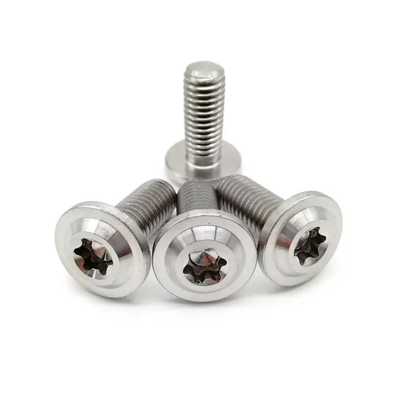 Lightweight High Strength Gr5 Titanium Bolts Titanium Screws Titanium Fasteners