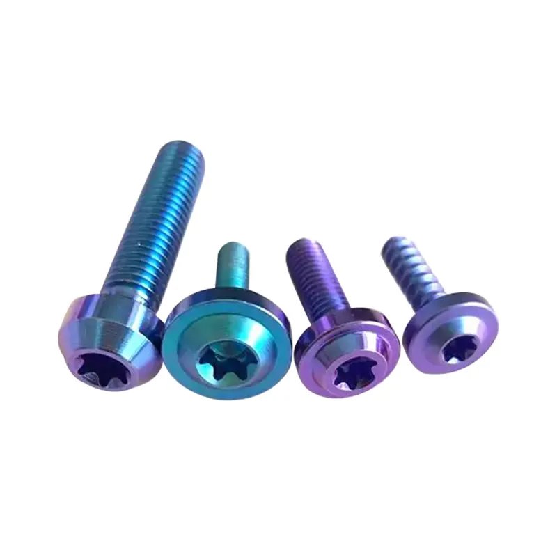 Lightweight High Strength Gr5 Titanium Bolts Titanium Screws Titanium Fasteners