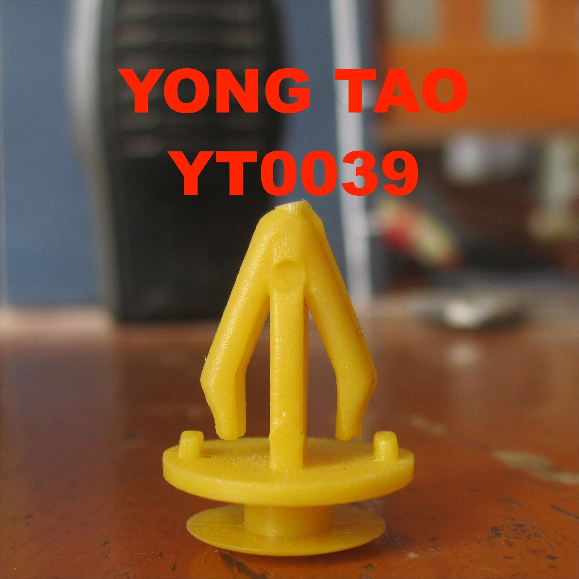Production of Yellow Universal Door Panel Fasteners with Nylon Decorative Parts Suitable for Audi Ford Seat Push Clip YT0039