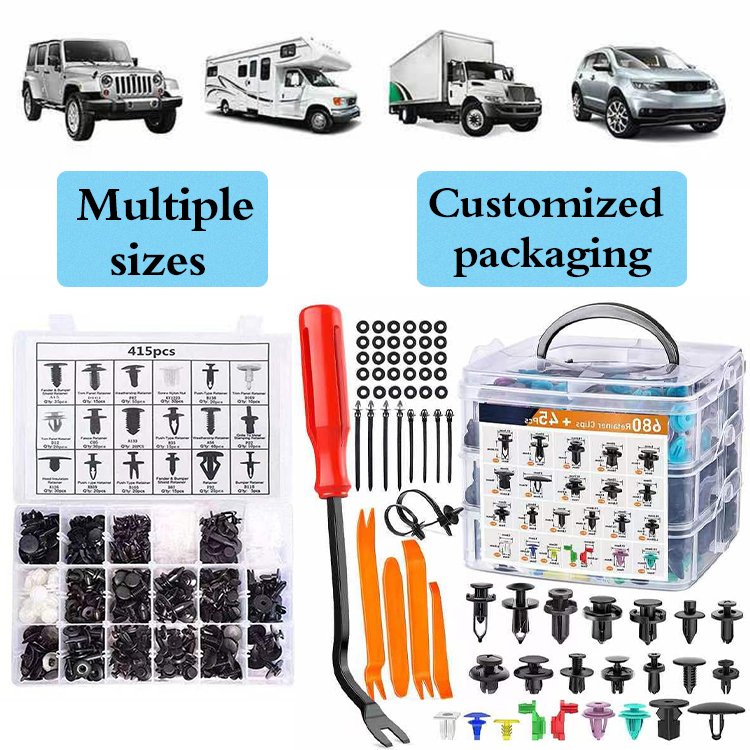 Auto Plastic Rivet Fastener Bumper Clip Retainer Screw Fender for Toyota