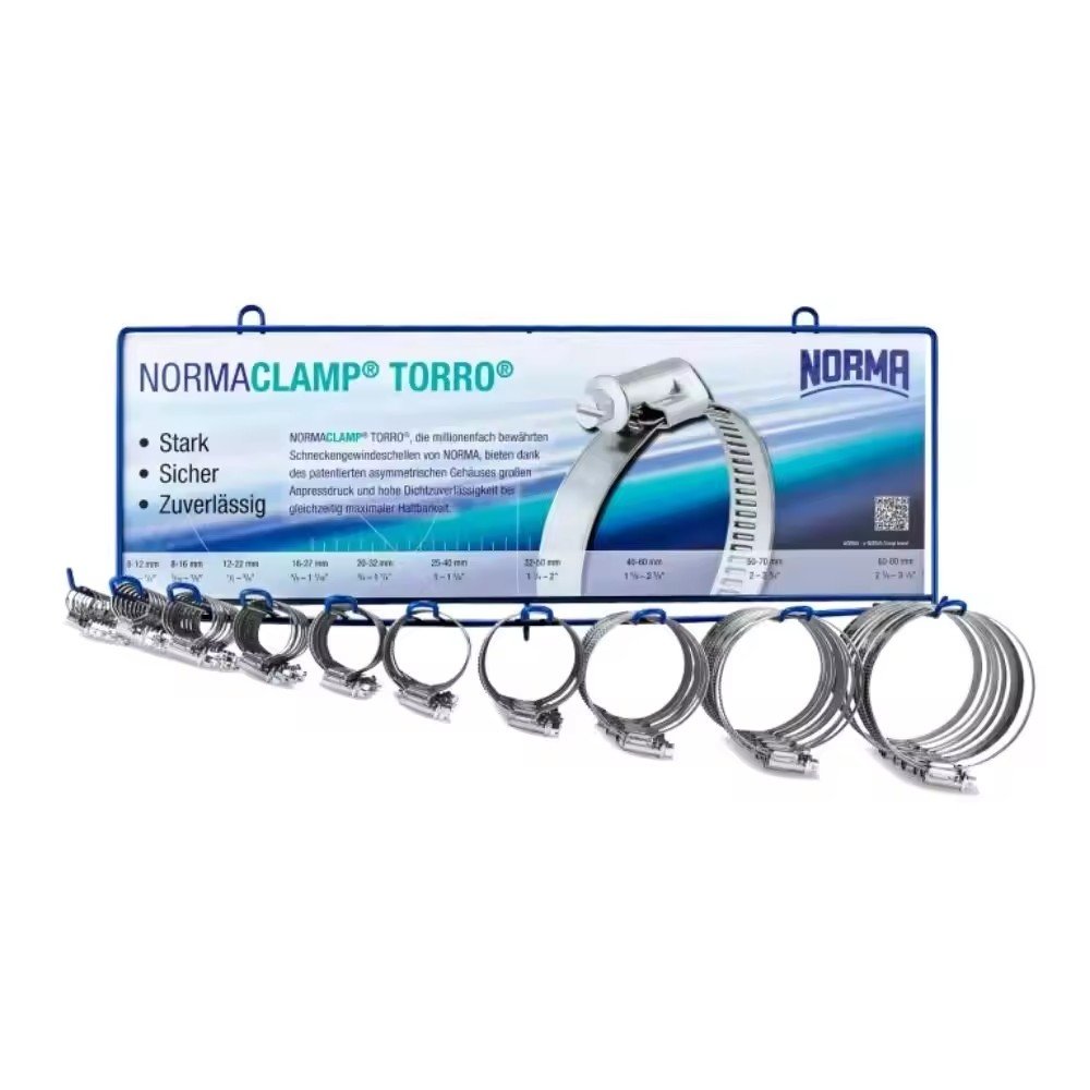 High Performance Various Clamp Sizes Zinc Plated Worm Drive Fastener Galvanized Clip Steel