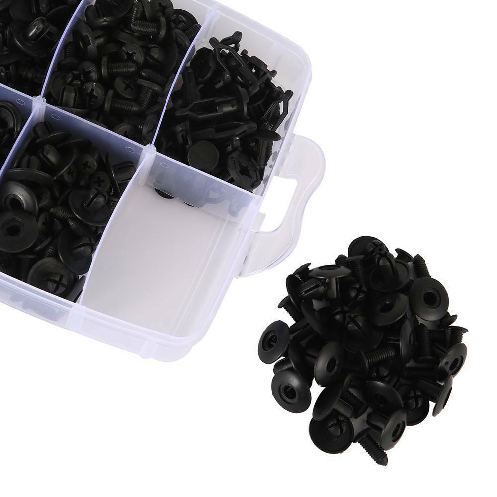 C0002 625PCS Car Plastic Clips car fastener clip Auto bumper rivet door trim panel retainer fastener Kit bumper clips asteners
