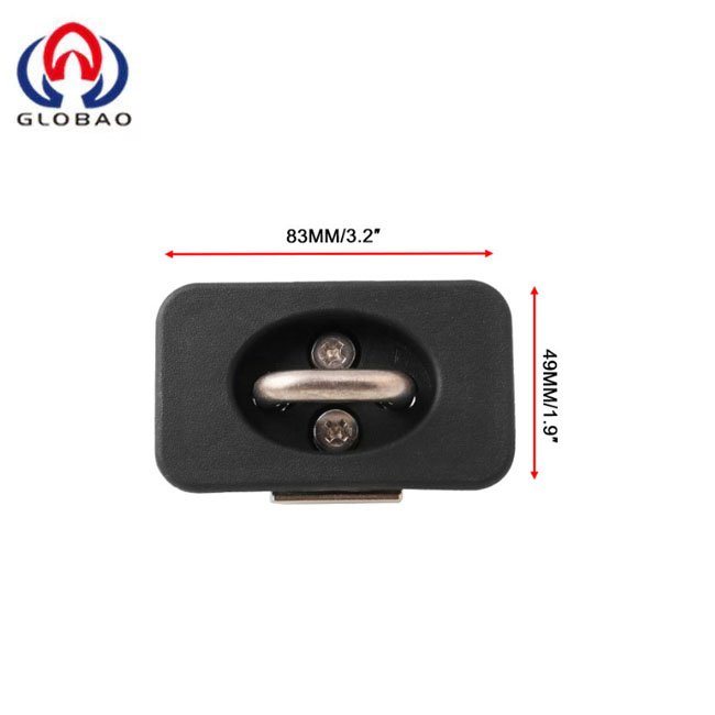 Custom Car Retrofit Retractable Trailer Hook Fasteners Stainless Steel +ABS Cargo Box Lock