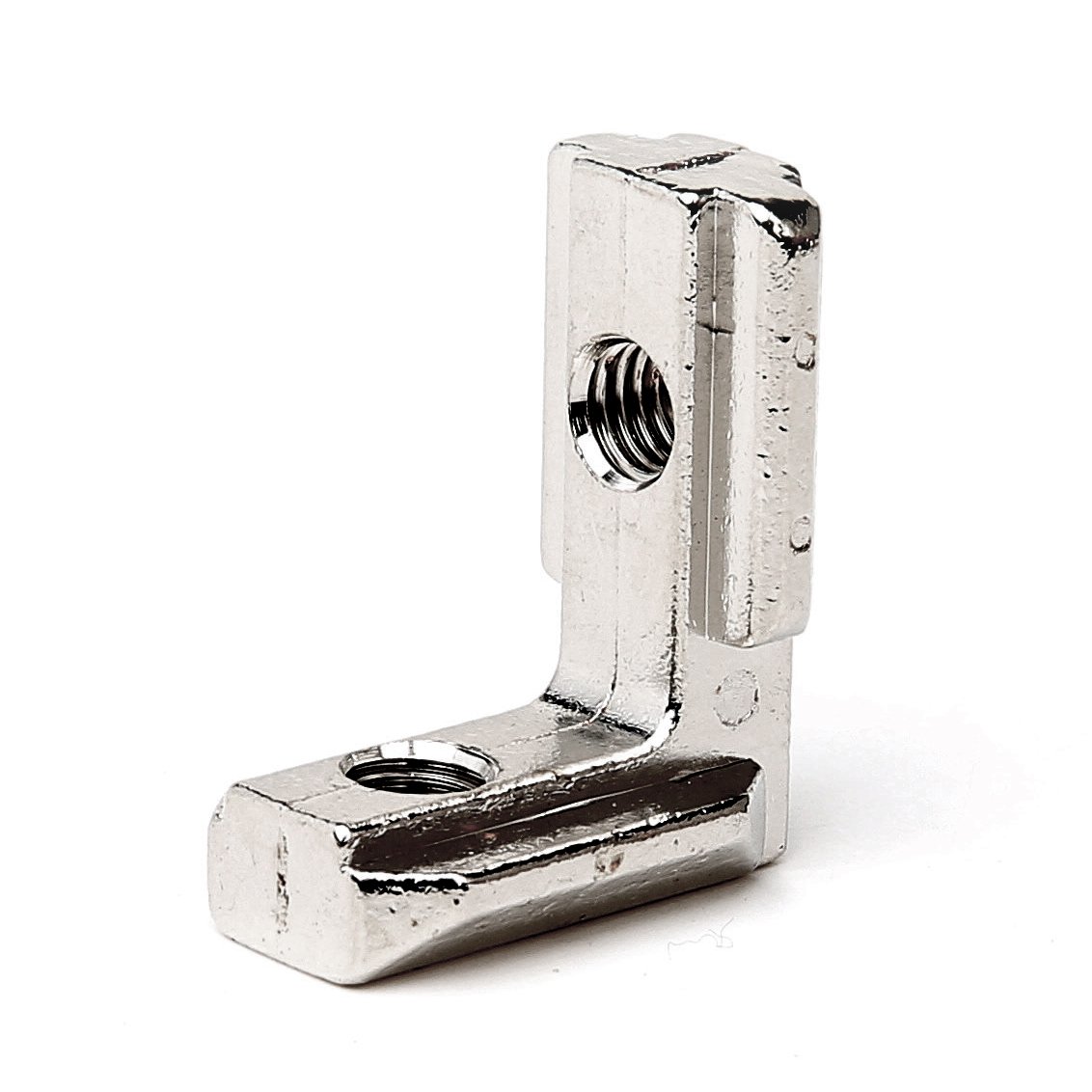 Zinc Alloy DIN GB Angle Groove Connector 20/30/40/45 Embedded Angle Groove Aluminum Profile Fitting L Shape Connector