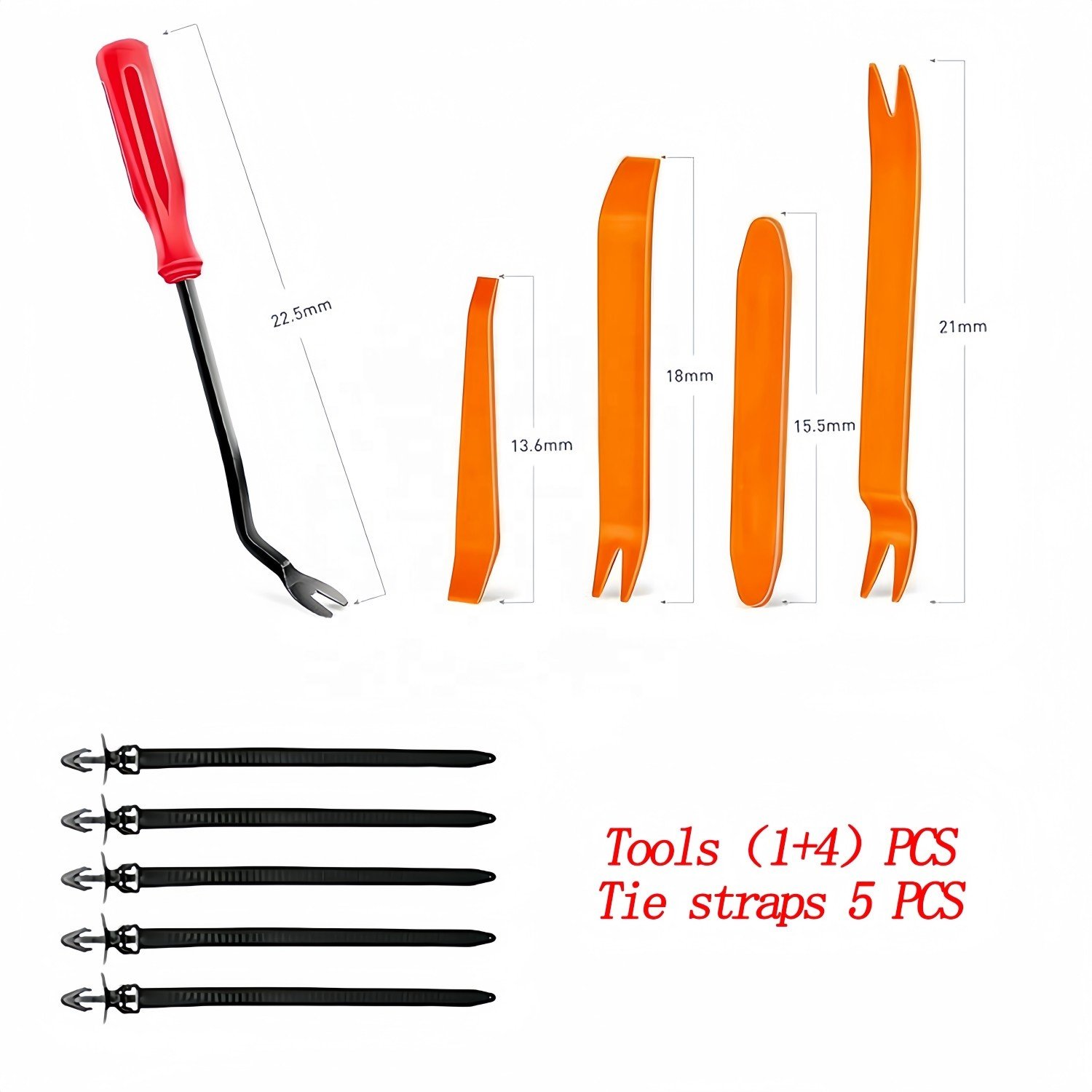 630 Pcs Car Retainer Clips Plastic Fasteners Kit Fender Rivets Kits 22 Most Popular Sizes Auto Push Pin