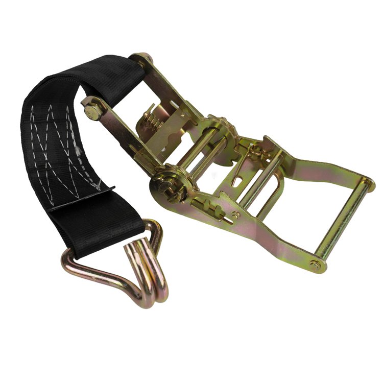 High Quality Car Tie Down Strap Auto Transport Strap With Ratchet Car Carrier Strap