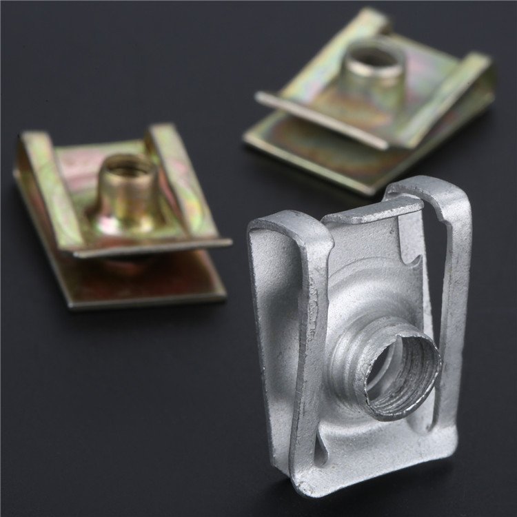 Auto Fastener M5 M6 M8 5mm 6mm 8mm Clips For Car Motor Tread Panel Spire Nut Universal Speed Zinc Mounting Clamp