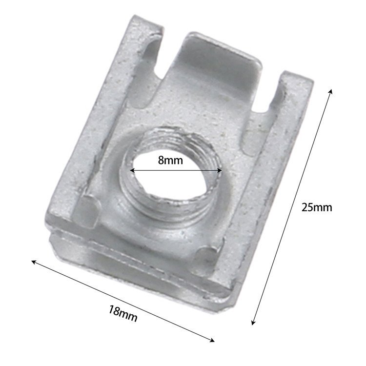 Auto Fastener M5 M6 M8 5mm 6mm 8mm Clips For Car Motor Tread Panel Spire Nut Universal Speed Zinc Mounting Clamp