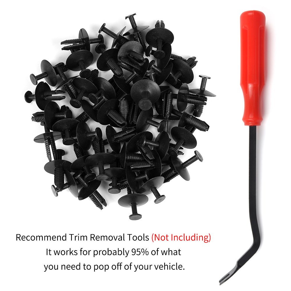 QGZ274 Car Body Bumpers Plastic Clips for Straps Retaining Nut Nylon Auto Accessories Auto Fastener for BMW/SUBARU