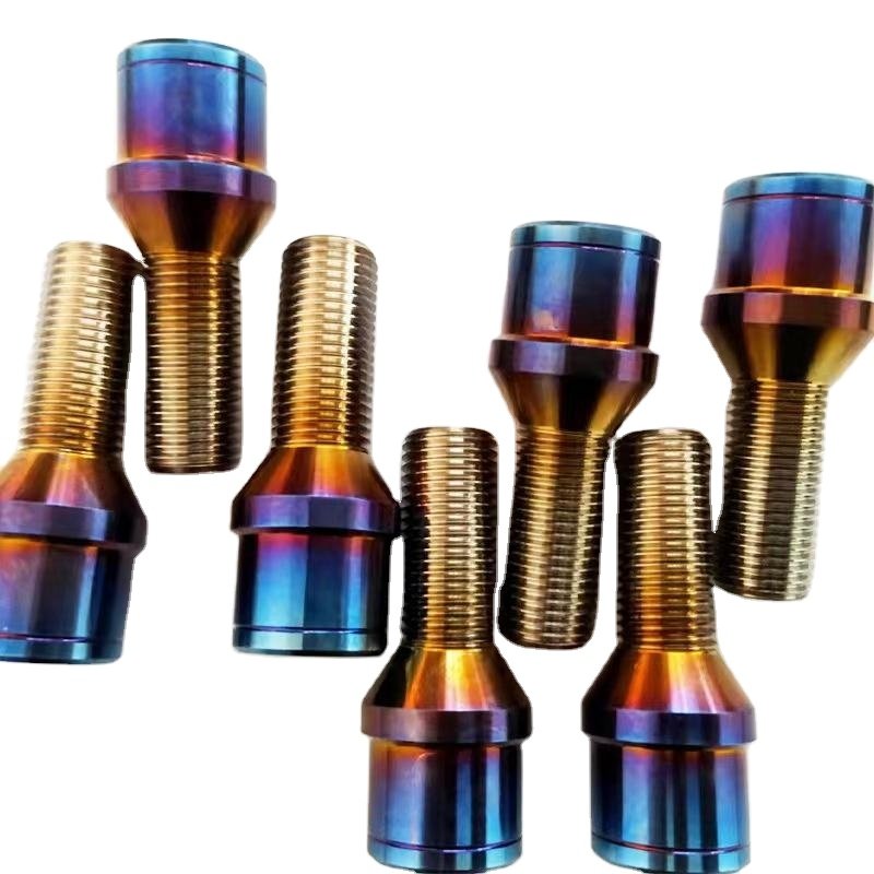 M12,M14 Titanium Wheel Lug Bolts Wheel Lug Titanium Wheel Bolts For Car Auto Parts