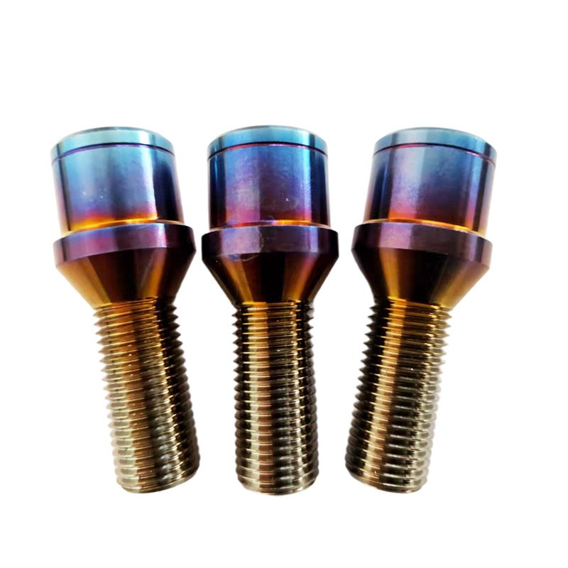 M12,M14 Titanium Wheel Lug Bolts Wheel Lug Titanium Wheel Bolts For Car Auto Parts