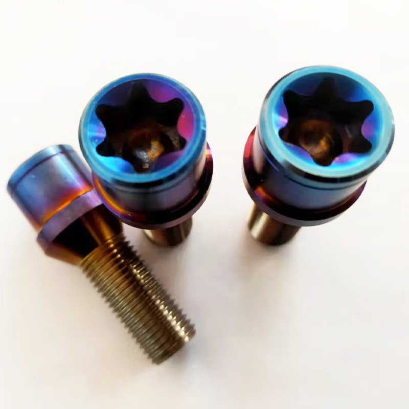 M12,M14 Titanium Wheel Lug Bolts Wheel Lug Titanium Wheel Bolts For Car Auto Parts