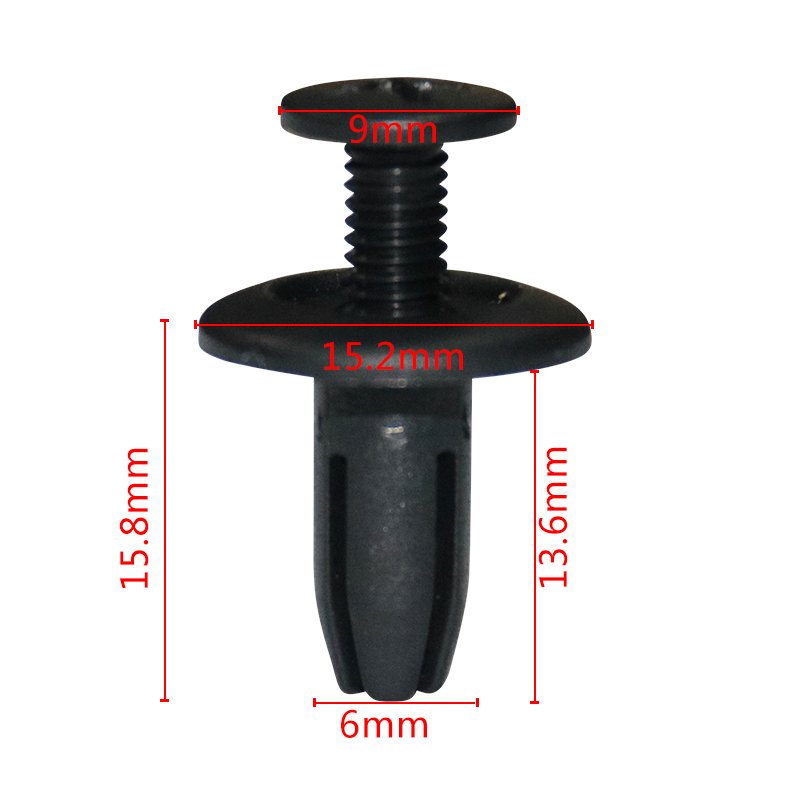 Wholesale Plastic Clips for Cars Automotive Plastic Fastener and Clips Plastic Push Type Rivets Auto Body Clips09191