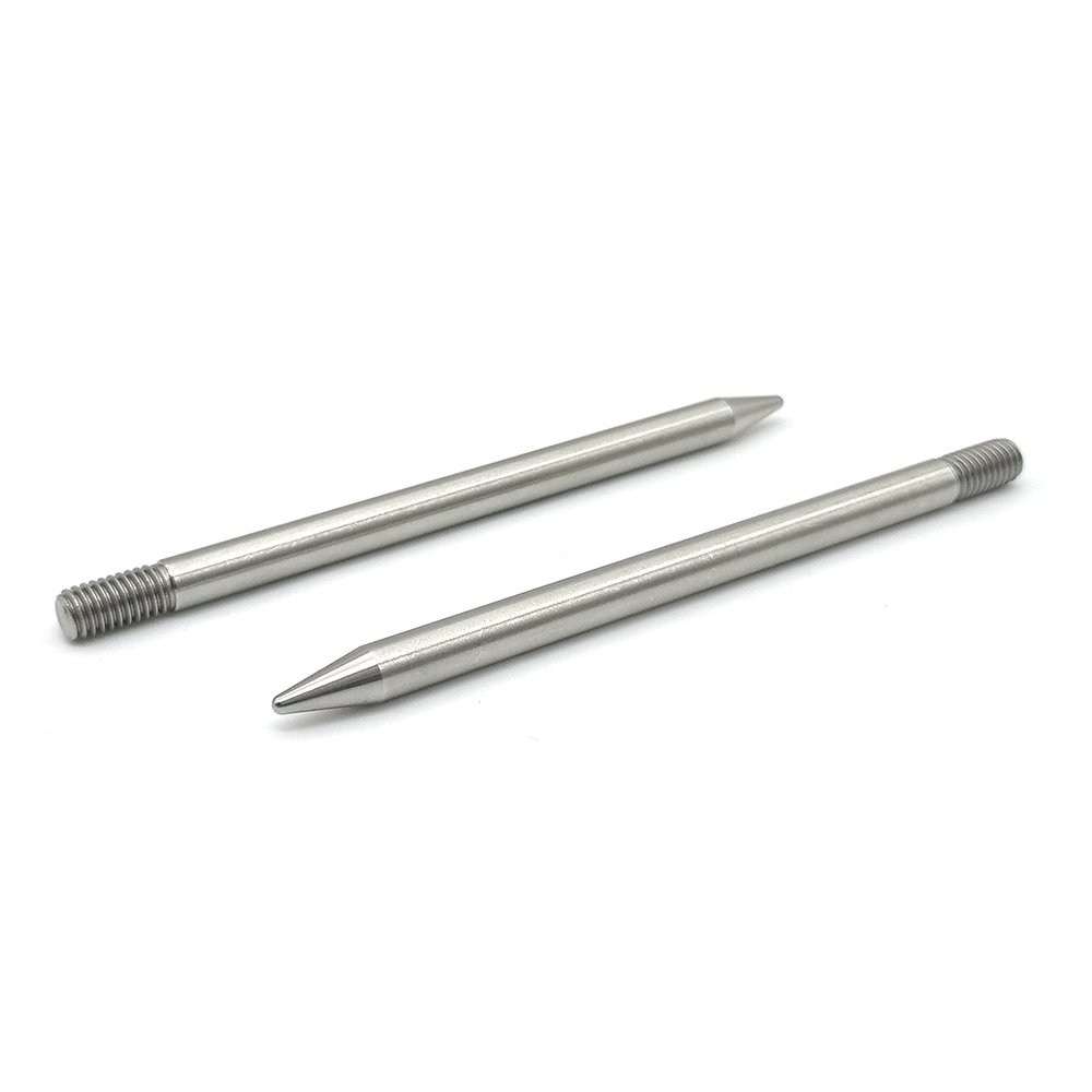 Non Standard Threaded Pins Plain 304 Threaded Stainless Steel Insert Tip Threaded Pin