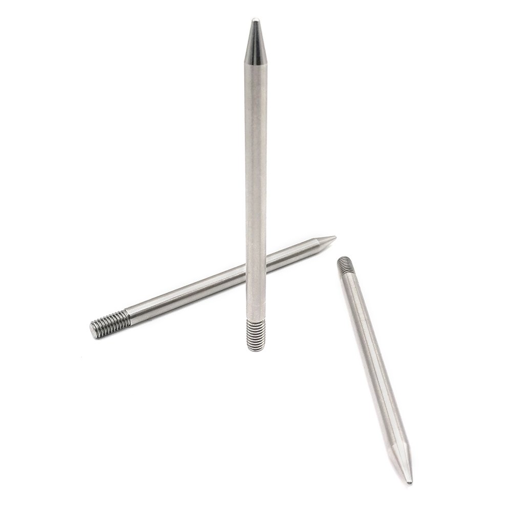 Non Standard Threaded Pins Plain 304 Threaded Stainless Steel Insert Tip Threaded Pin