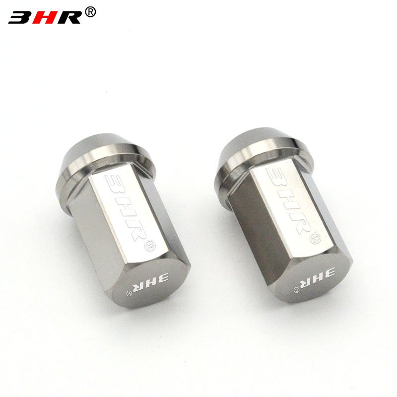 3HR High strength cone seat closed end Gr.5 titanium car wheel nuts lug nuts M12*1.5mm/M12*1.25mm for Japanese cars