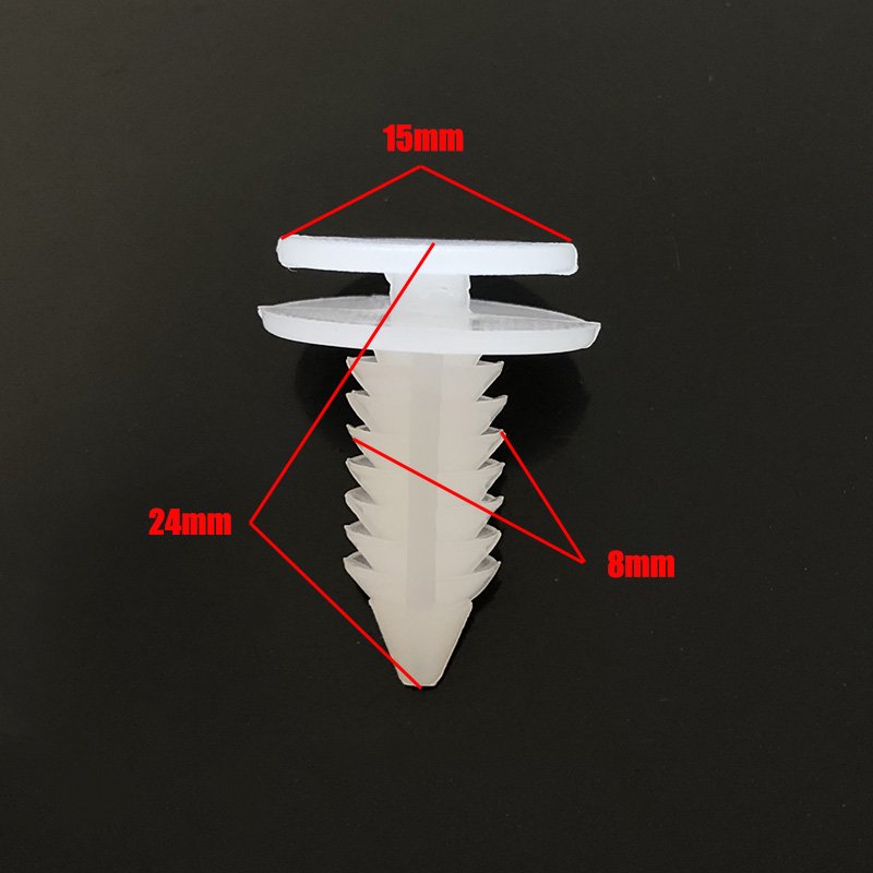50Pcs Door Trim Panel Clip Nylon Retainer Auto Fastener Plastic Rivet for Dodge Ram 1994-On for Chrysler Replaces 6503709 A19213